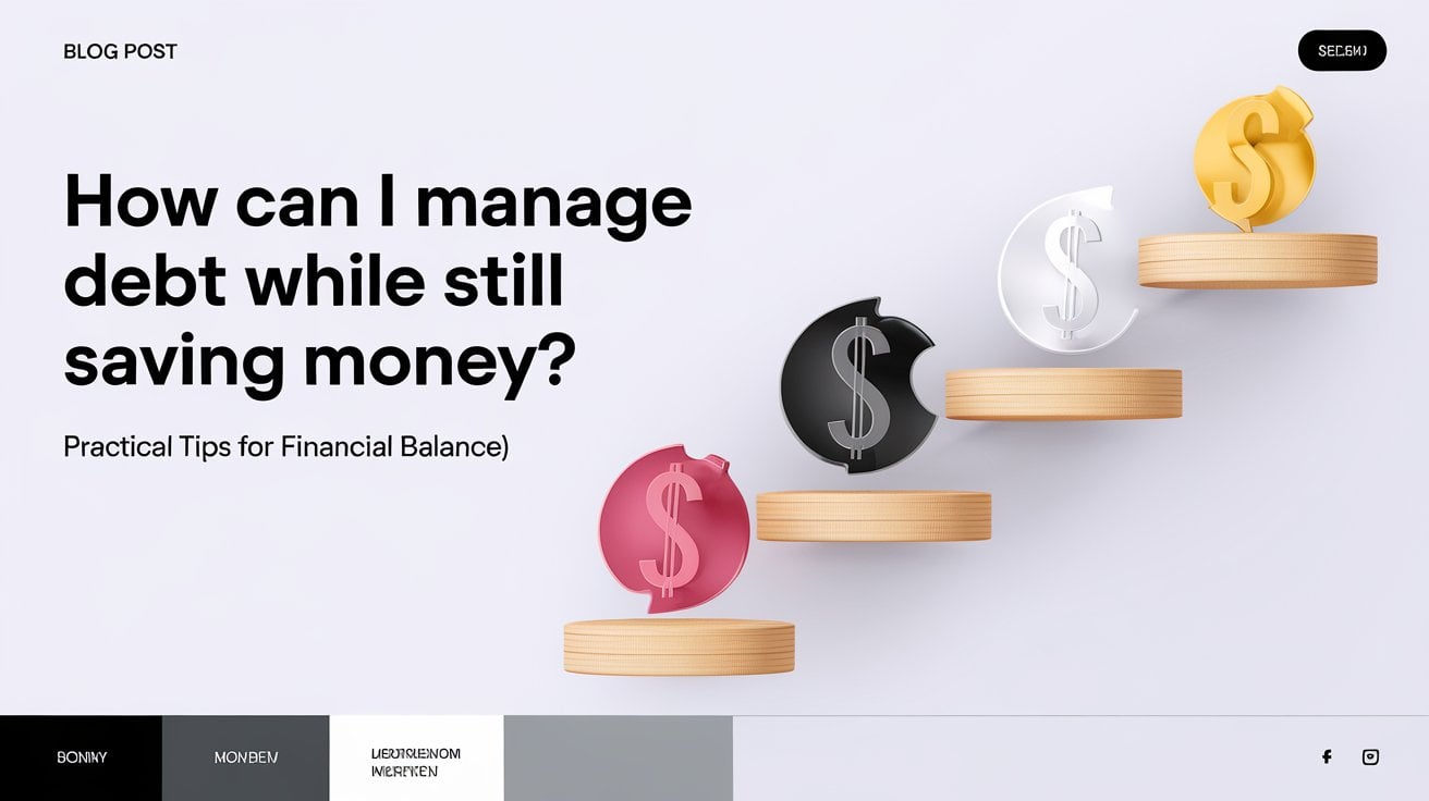 How Can I Manage Debt While Still Saving Money Practical Tips for Financial Balance