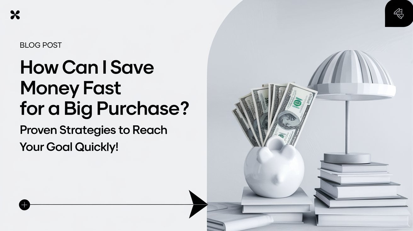How Can I Save Money Fast for a Big Purchase Proven Strategies to Reach Your Goal Quickly