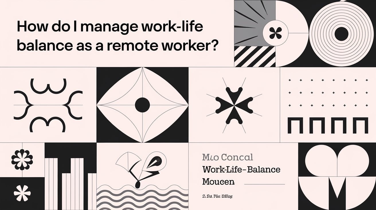 How Do I Manage Work-Life Balance as a Remote Worker