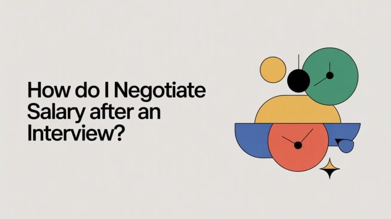 How Do I Negotiate Salary After an Interview