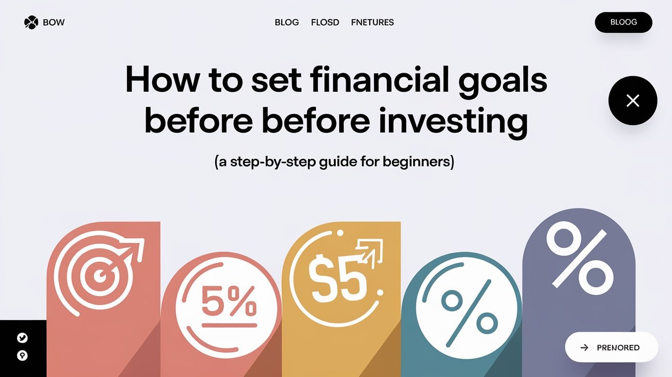 How to Set Financial Goals Before Investing A Step-by-Step Guide for Beginners