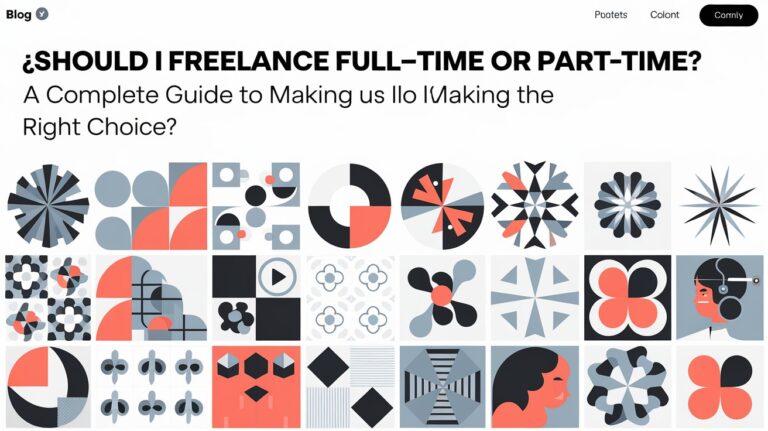 Should I Freelance Full-Time or Part-Time A Complete Guide to Making the Right Choice