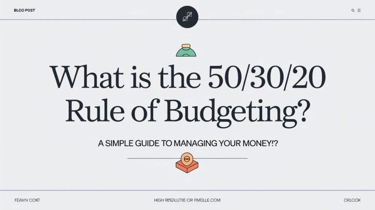 What is the 503020 Rule of Budgeting A Simple Guide to Managing Your Money