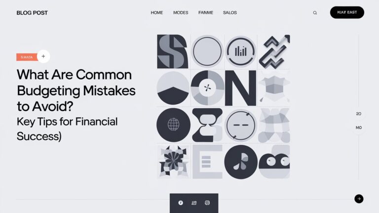 What Are Common Budgeting Mistakes to Avoid? Key Tips for Financial Success
