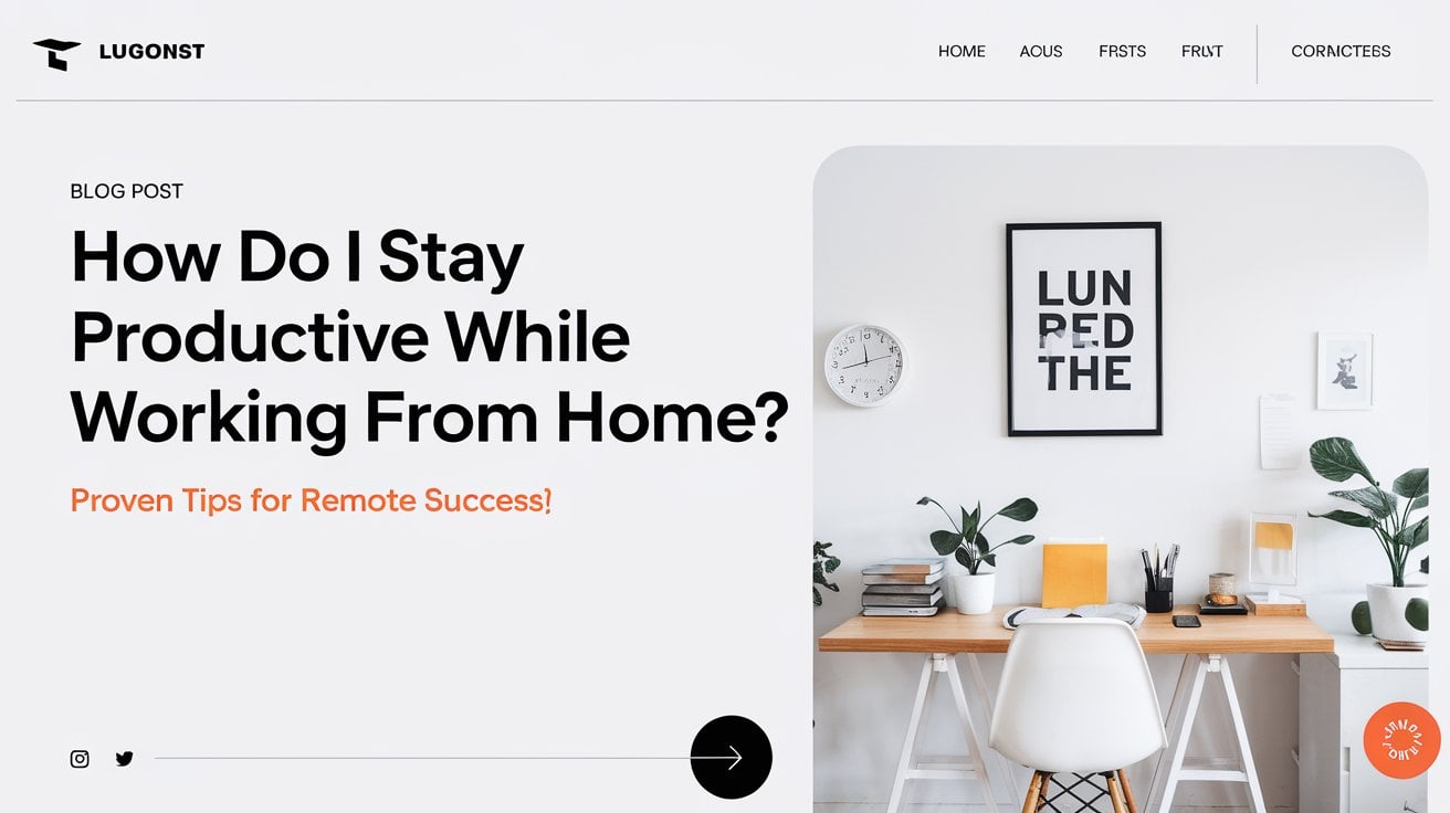 How Do I Stay Productive While Working from Home? Proven Tips for Remote Success