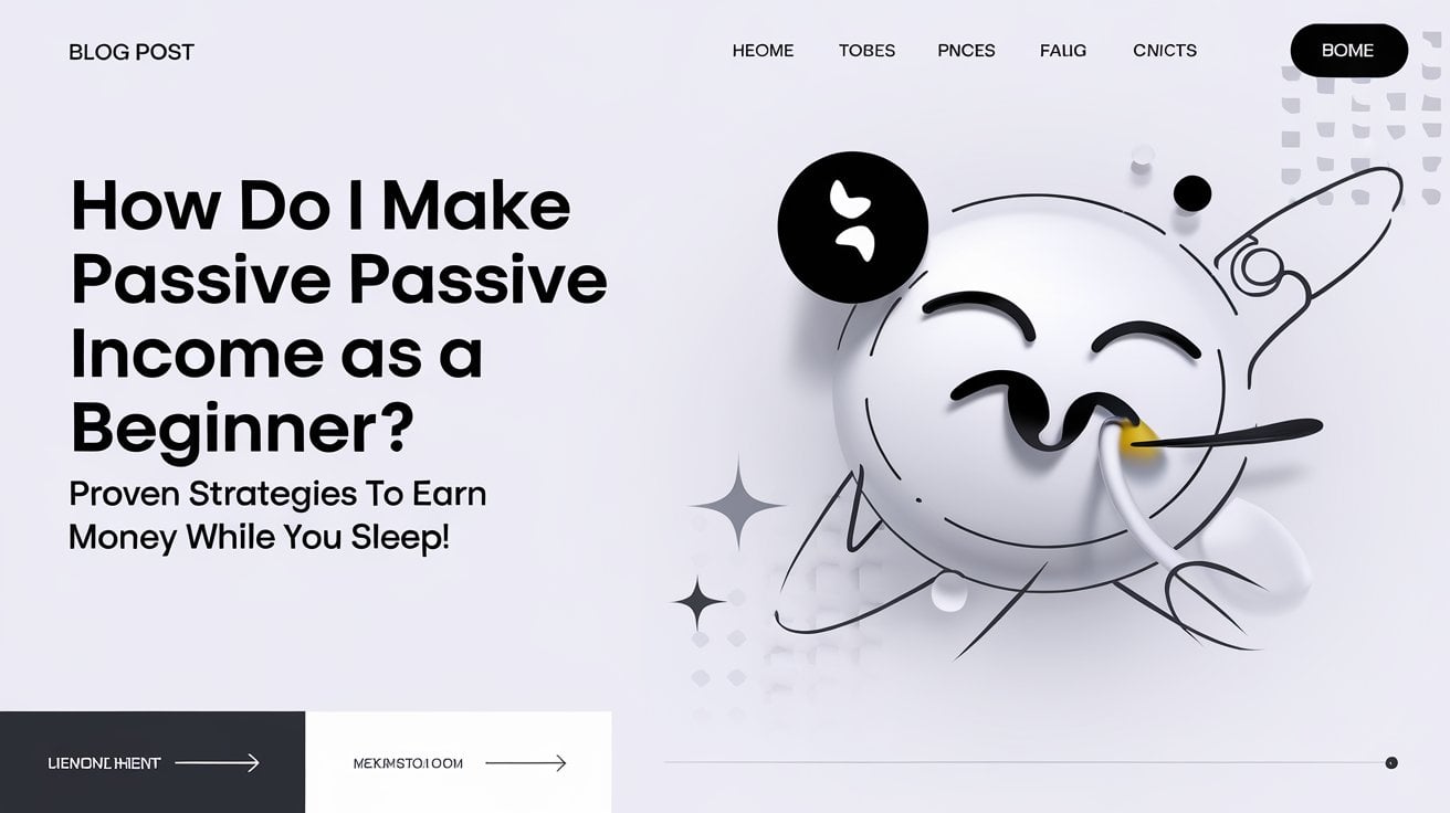 How Do I Make Passive Income as a Beginner Proven Strategies to Earn Money While You Sleep